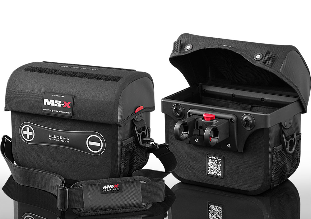 Mainstream handlebar bag in black
