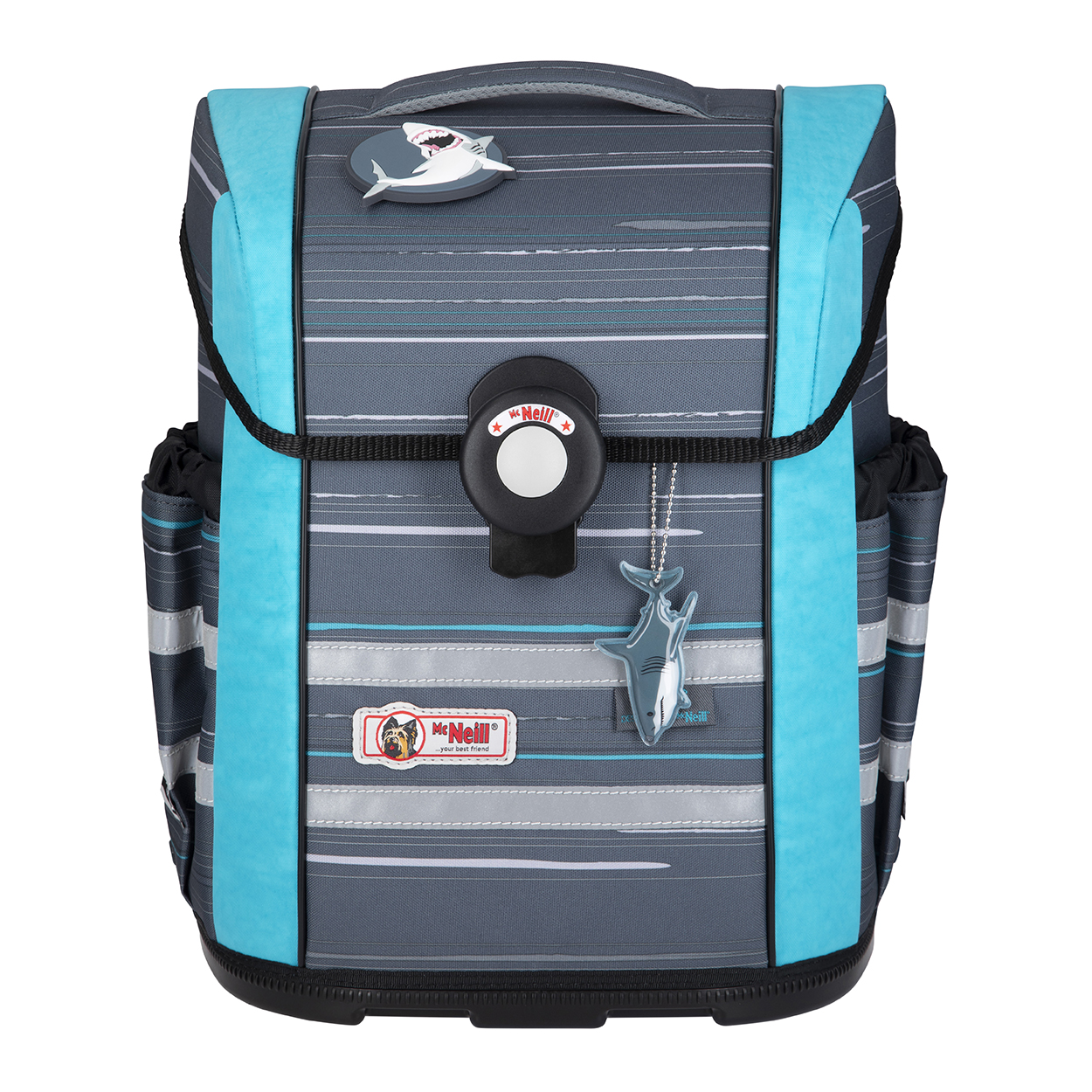 McNeill school bag with shark imprint