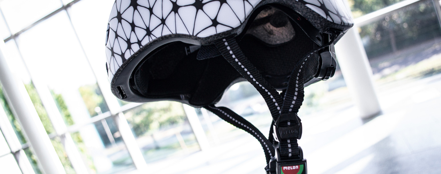 Application Melon Helmets with FIDLOCK helmet buckle