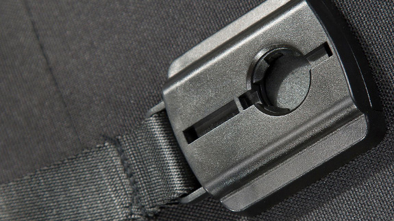 close up of the SNAP pull fastener on the system