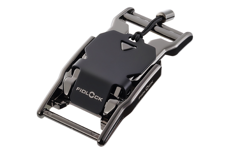 Perspective view of the V-BUCKLE 25 ruthenium