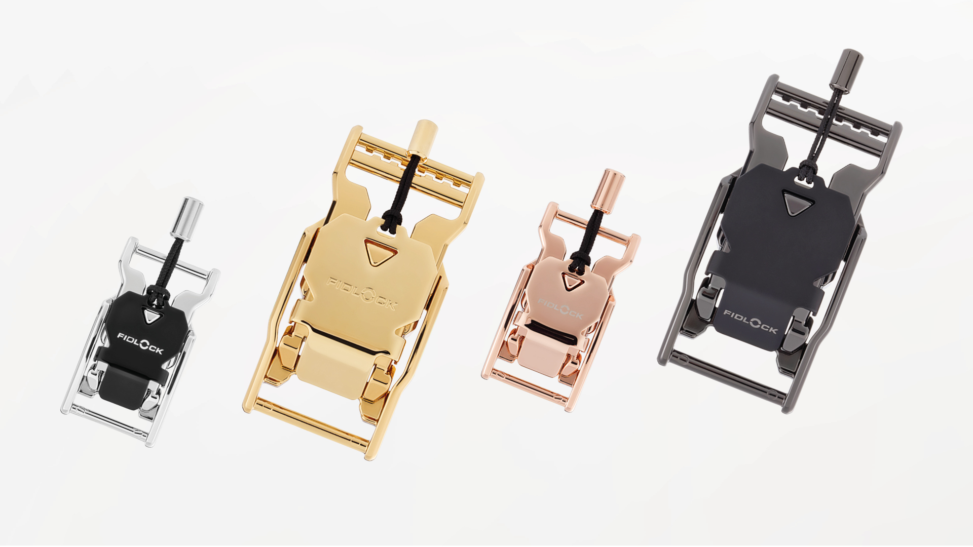 Thumbnail of the trailer showing luxury 2M Decori metal versions of FIDLOCK fasteners