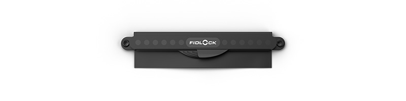 HERMETIC magnetic bar in black and with a 156 mm length