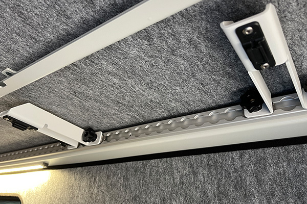 Rails by Alphavan with PINCLIP M male part