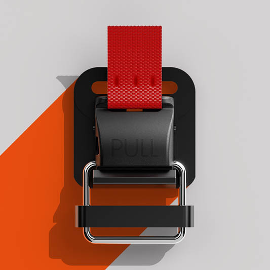rendered image of the HOOK alu motorbike by FIDLOCK