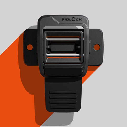 rendered image of the PINCLIP with pull tab by FIDLOCK