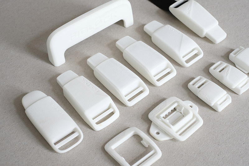 3D-Druckteile aus dem Designprozess mit RSW und FIDLOCK