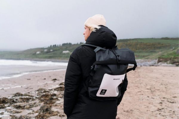 closeup of the backpack by mystic with fidlock fastener