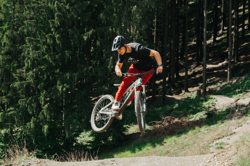 Biker Jumping 