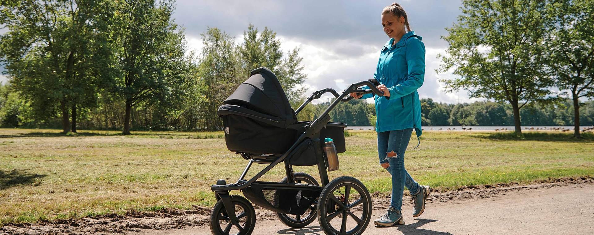 Fullsize picture of the stoller by tfk with FILDOCK bike base