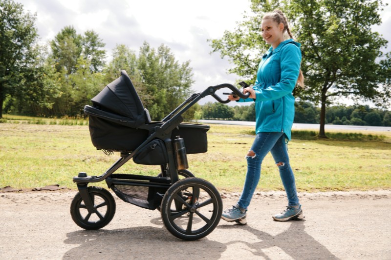 woman with Stroller 
