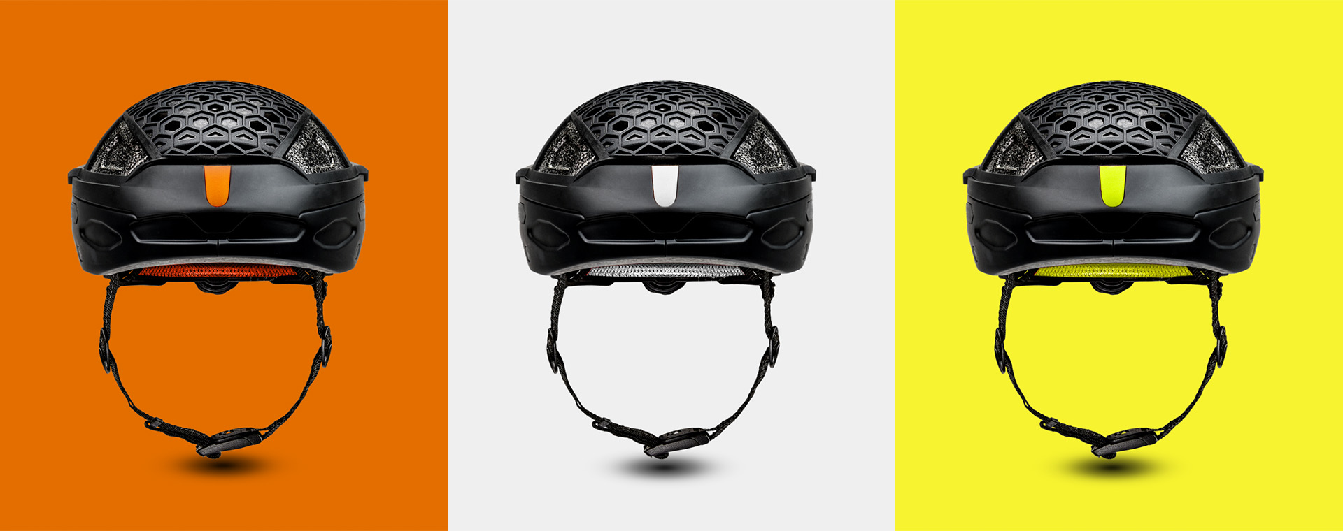 fullsize picture of the newlane helmet in different colour variation + fidlock buckle