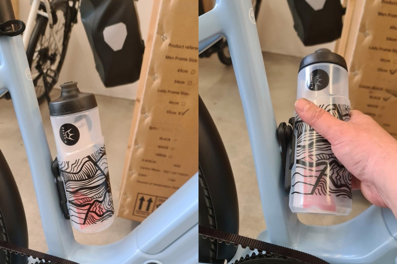 Aureusdrive Bike with bike base and bottle
