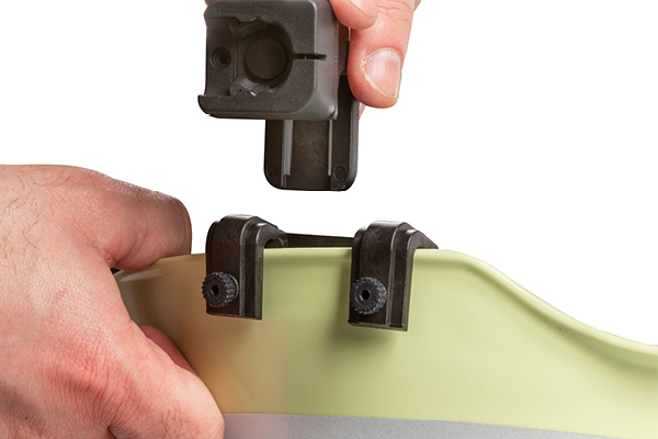 PARASNAP® SNAP-IN 1 Anwendung am Helm
