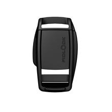 F7033 - SNAP helmet buckle 15 shaped broad grivory - Helmschnalle - Aufsicht