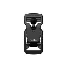 FV-11401 - V-BUCKLE 25 black flap - Verschluss - Aufsicht