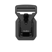 FV-12403 - V-BUCKLE sewable 40 LL black flap - Verschluss - Aufsicht 
