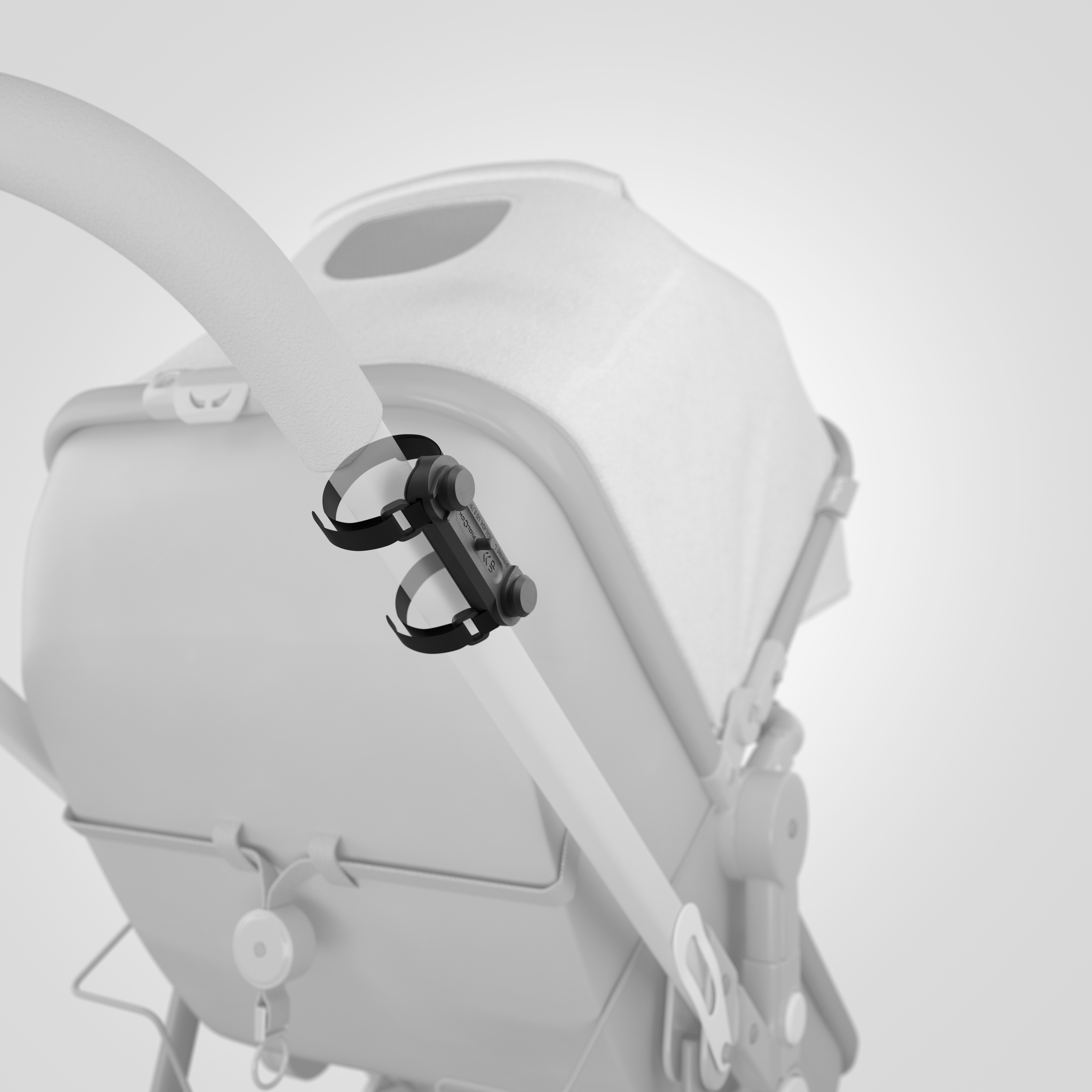 FIDLOCK_TWIST stroller base_am Kinderwagen_schwebend